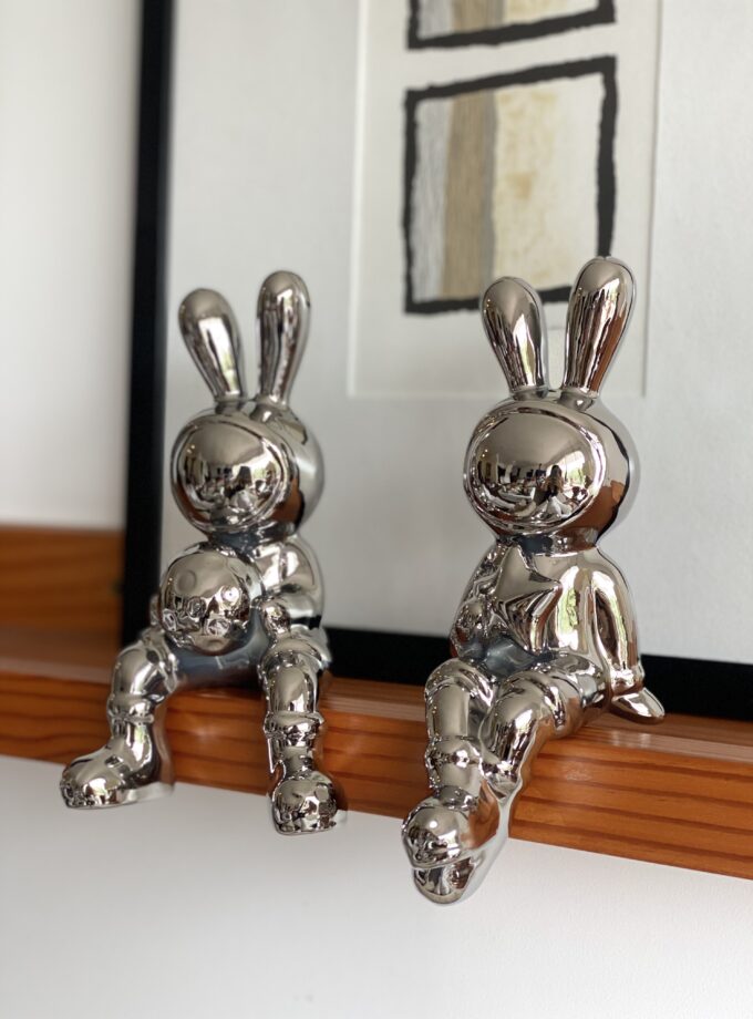 Space Rabbits x2 Silver