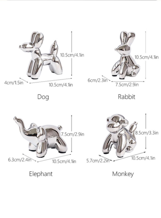 Balloon Dog Silver - Mini