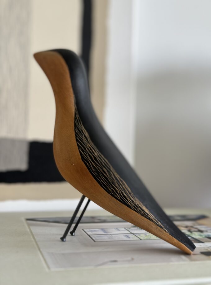 Golondrina de madera Arte Bulos